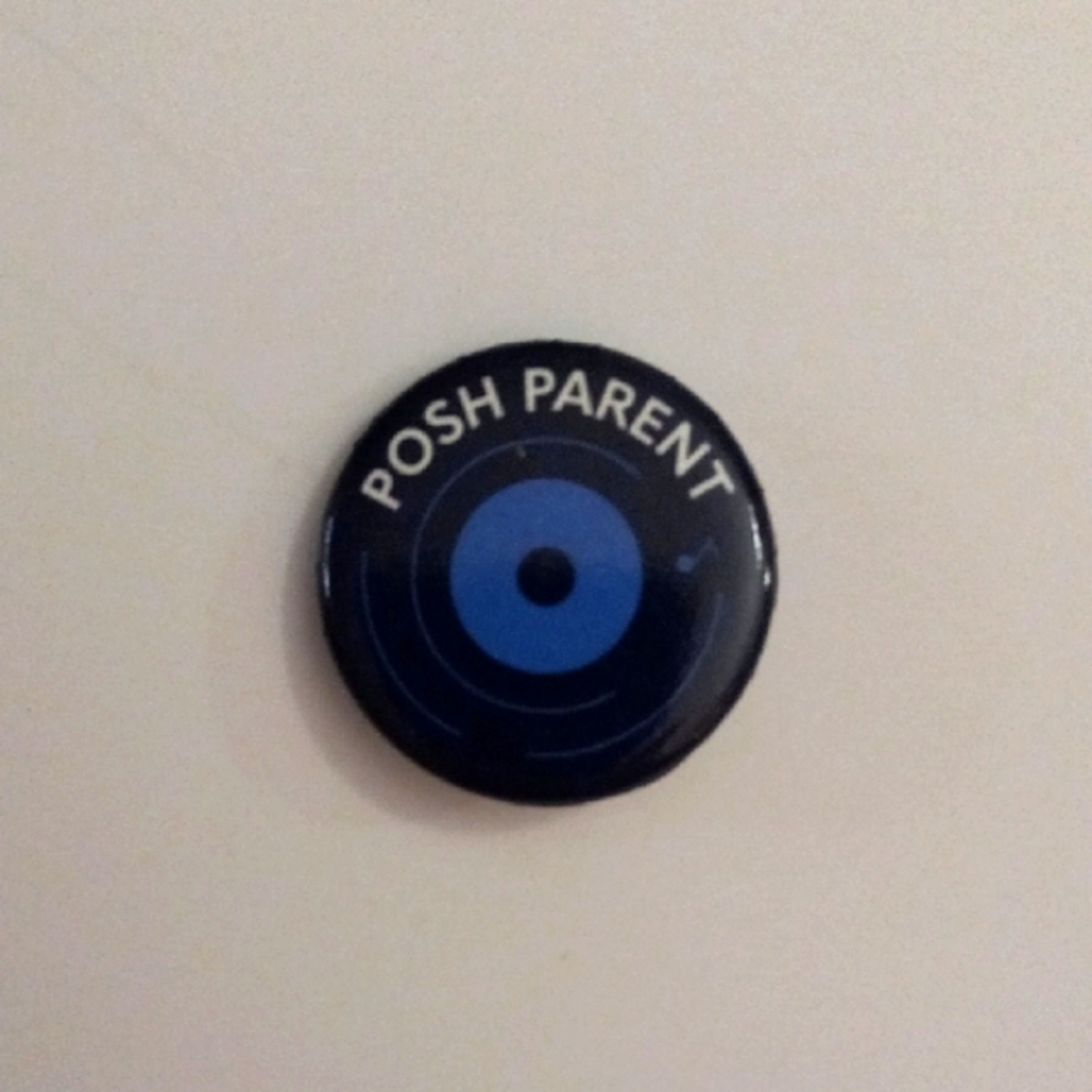 Poshmark PoshFest 2024 Black and Blue Posh Parent Pin
